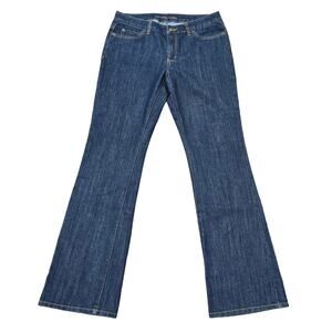 MMK Bootcut Jeans Size 6 Dark Stretch Denim Michael Kors Gold Sausilito Boot